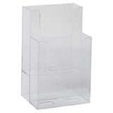 LHF-S102: Acrylic 2-Tier Brochure Holder for 4 Inch Literature.