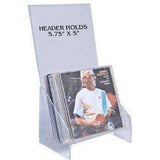 CDH-01: Clear Acrylic CD Holder with Header